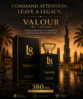 VALOUR By L8TON. Pure Class, Power, Confidence and Success. Fragrance 380 AED  80ml Luxury Eau de Parfum