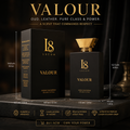 VALOUR By L8TON. Pure Class, Power, Confidence and Success. Fragrance 530 AED  80ml Luxury Extrait de Parfum concentration. Premium French fragrance oils.